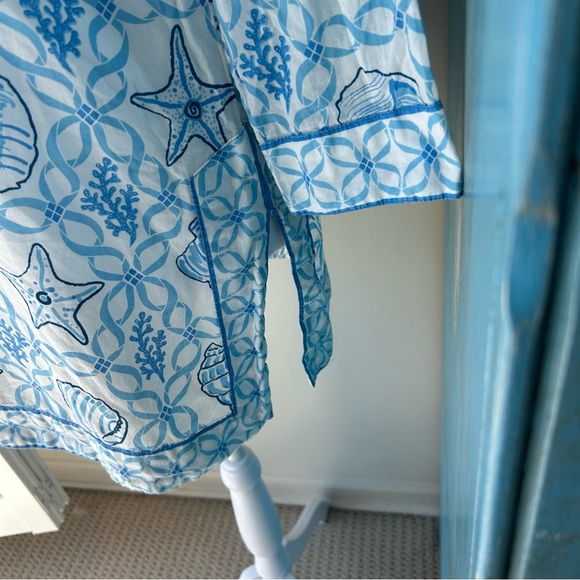 Gretchen Scott Sea Shell Tunic Blouse - Picture 4 of 11